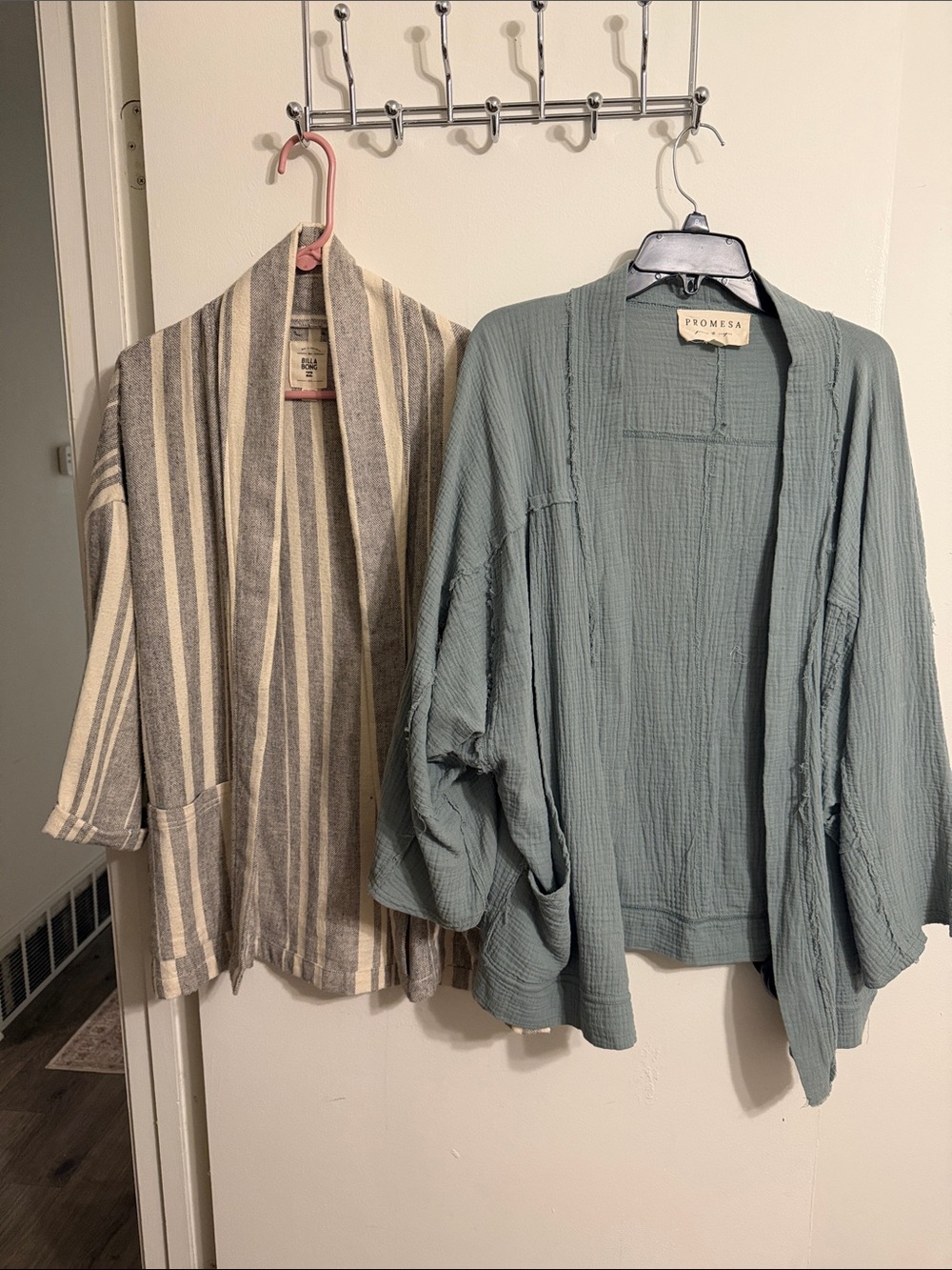 Bundle of 2 Open-Front Relaxed Blazers/Jackets